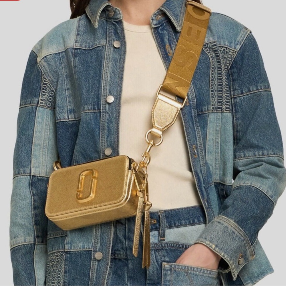Marc Jacobs Gold Camera Bag